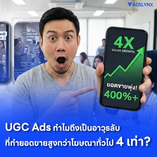 UGC Ads: ทำไมถึงเป็นอาวุธลับที่ทำยอดขายสูงกว่าโฆษณาทั่วไป 4 เท่า?